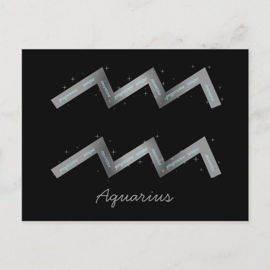 Aquarius Briefkaart (Voorkant)