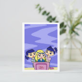 Aquarius Briefkaart (Staand voorkant)