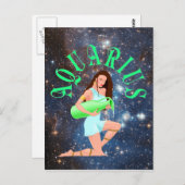 Aquarius Briefkaart (Voorkant / Achterkant)