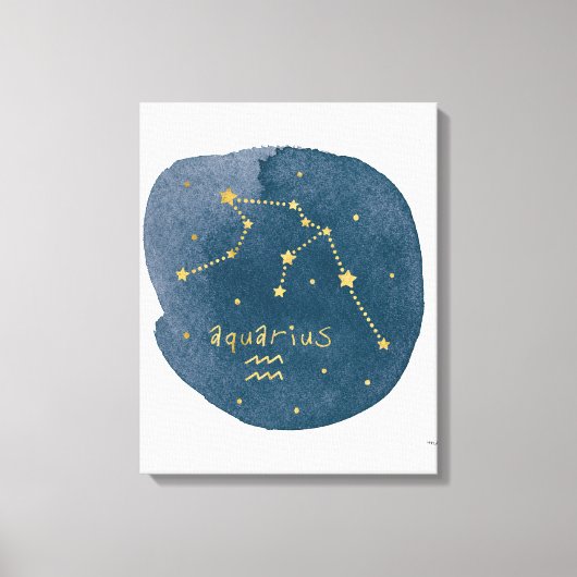 Aquarius Canvas Afdruk (Voorkant)