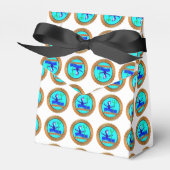 Aquarius cartoon de waterdrager Horoscope Bedankdoosjes (Voorkant Zijde)