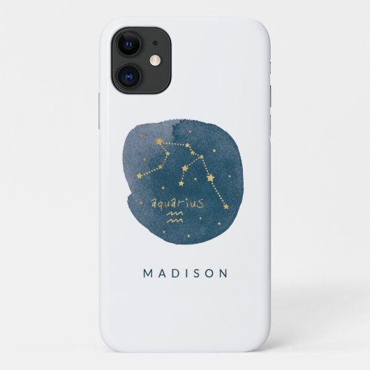 Aquarius Case-Mate iPhone Case (Achterkant)