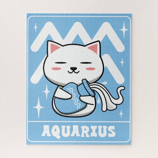 Aquarius Cat Legpuzzel (Verticaal)