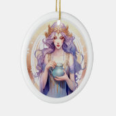 Aquarius Ceramic Ornament (Rechts)