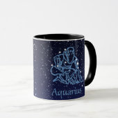 Aquarius Constellation and Zodiac Sign with Stars Mok (Voorkant rechts)