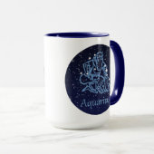 Aquarius Constellation and Zodiac Sign with Stars Mok (Voorkant rechts)