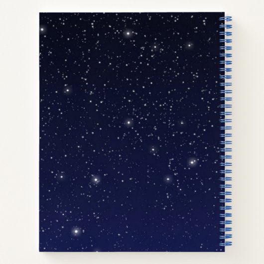 Aquarius Constellation and Zodiac Sign with Stars Notitieboek (Achterkant)