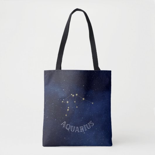 Aquarius Constellation Canvas tas (Voorkant)