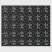  Aquarius Constellation Hevelius circa 1690 Cadeaupapier (Vlak)