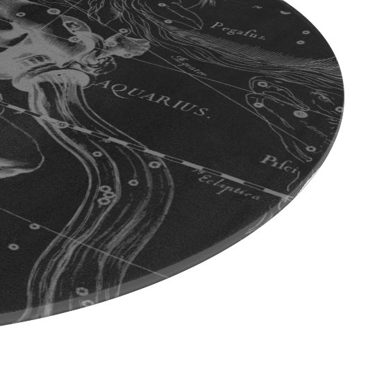 Aquarius Constellation Hevelius circa 1690 Snijplank (Hoek)