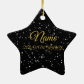 Aquarius Constellation Keramisch Ornament (Achterkant)