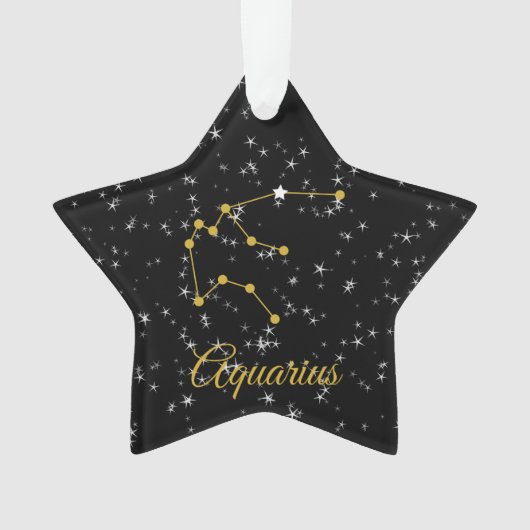 Aquarius Constellation Ornament (voorkant)