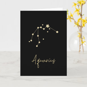 Aquarius Constellation Zodiac Kaart