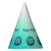 Aquarius - de dierentuin van de waterdrager feesthoedjes (Rechts)