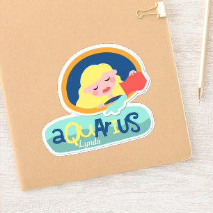 Aquarius de waterdrager dierentuin sticker
