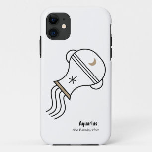 Aquarius de waterdrager op maat iPhone 11 hoesje