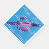Aquarius diner servetten (Hoek)