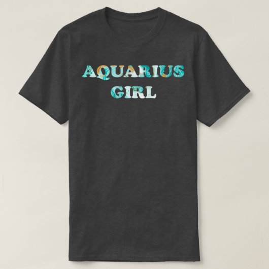 Aquarius fille Classique TShirt (Design devant)
