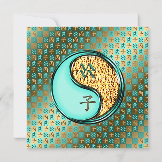 Aquarius & Fire Rat Kaart (Voorkant)