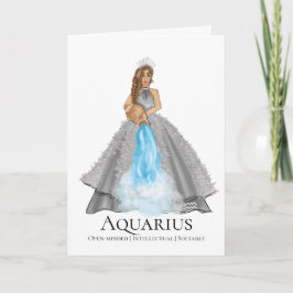 Aquarius Goddess met persoonlijke bagage Kaart