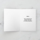 Aquarius Happy Birthday - adiabeticagroet Kaart (Binnen)