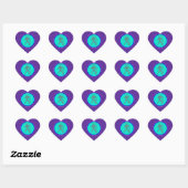 Aquarius Heart Sticker (Vel)