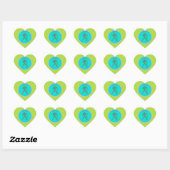 Aquarius Heart Sticker (Vel)