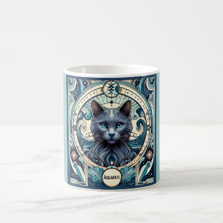 Aquarius Innovatieve Kat Zodiac Koffiemok