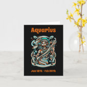 Aquarius Kaart (Gele Bloem)