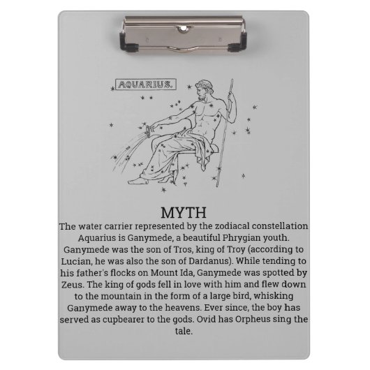 Aquarius-klembord Klembord (Voorkant)