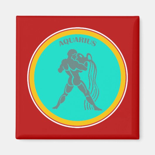 Aquarius Magnet Magneet (Voorkant)