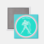 Aquarius Magnet Magneet (Voorkant / Achterkant)