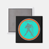 Aquarius Magnet Magneet (Voorkant / Achterkant)