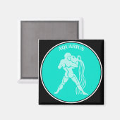 Aquarius Magnet Magneet (Voorkant / Achterkant)