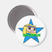 Aquarius Magnet Magneet (Voorkant / Achterkant)