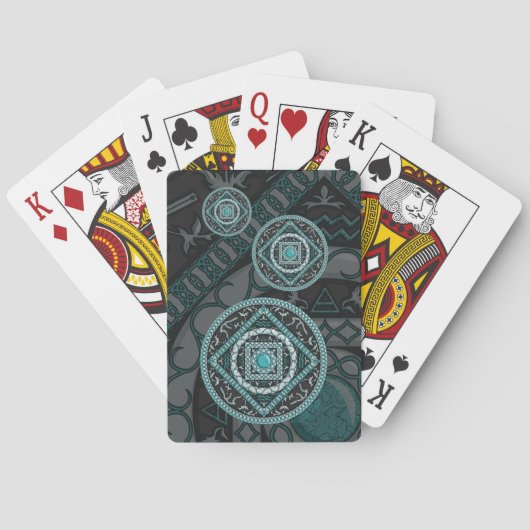 Aquarius Mandala Classic Speelkaarten (Achterkant)