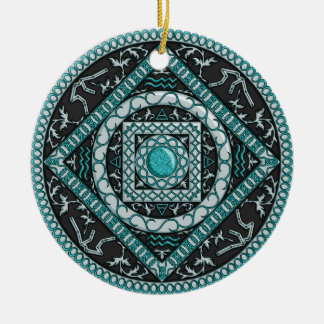 Aquarius Mandala Ornament
