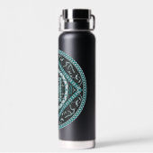 Aquarius Mandala Waterfles (Achterkant)