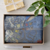 Aquarius Mermaid Gothic Blue Art Tissuepapier (Geschenk)