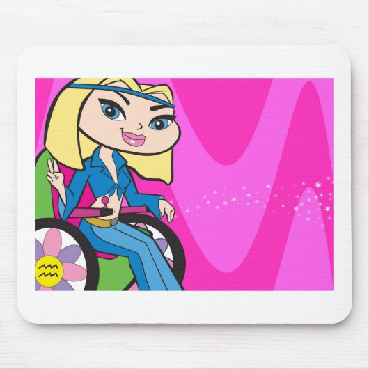 Aquarius Mousepad Muismat (Voorkant)