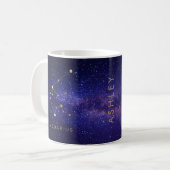 Aquarius Personalized Mug Birthday Gift Koffiemok (Voorkant links)