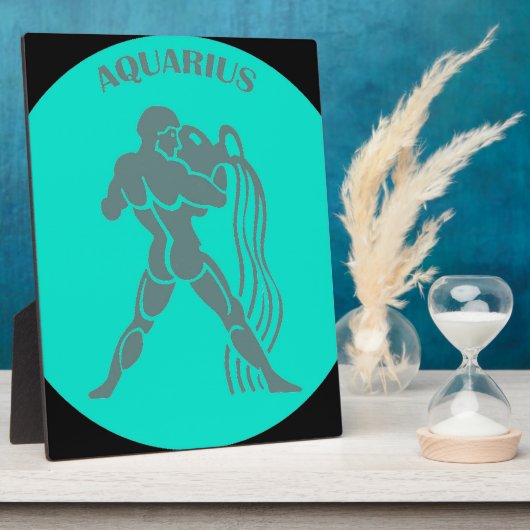 Aquarius Plaque Fotoplaat (Zijkant)