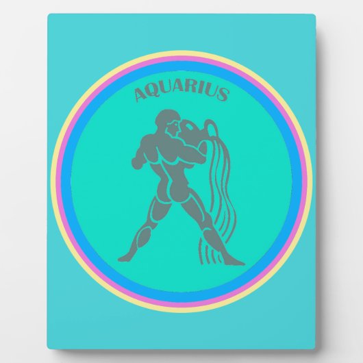 Aquarius Plaque Fotoplaat (Voorkant)