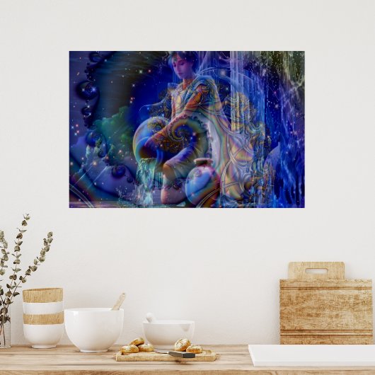 Aquarius Poster (Keuken)
