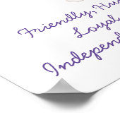 Aquarius - Poster Horoscope pour fille (Coin)