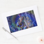 Aquarius Rechthoekige Sticker (Envelop)