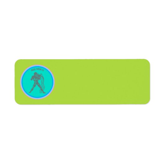 Aquarius Return Address Label (Voorkant)