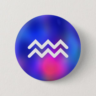 Aquarius Ronde Button 5,7 Cm