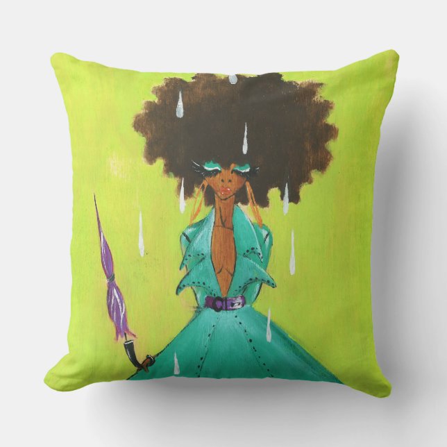 AQUARIUS Sierkussen 20 x 20 inch (Voorkant)