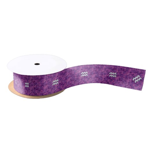 Aquarius Sign. over fuchsia roze digitale camo Lint (Spoel)